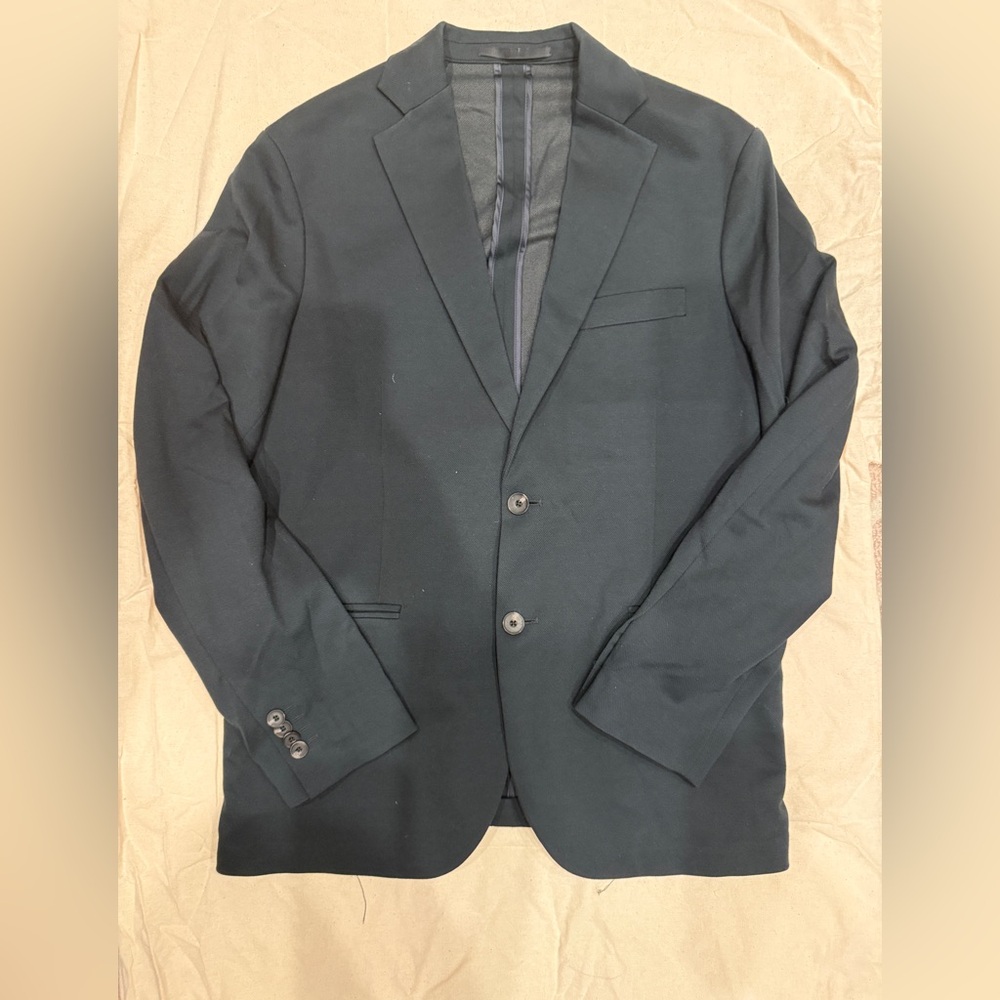 Elegant Green Black Blazer